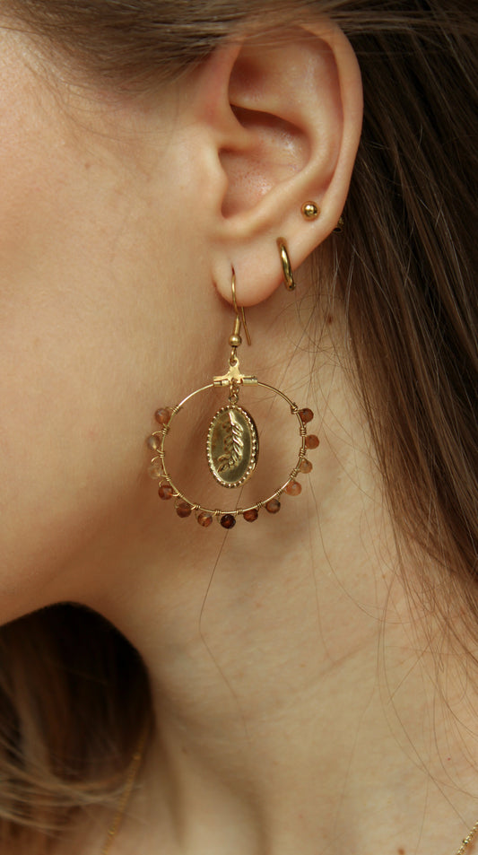 Boucles d’oreilles AUTOMNALE Les Bijoux De Claclou